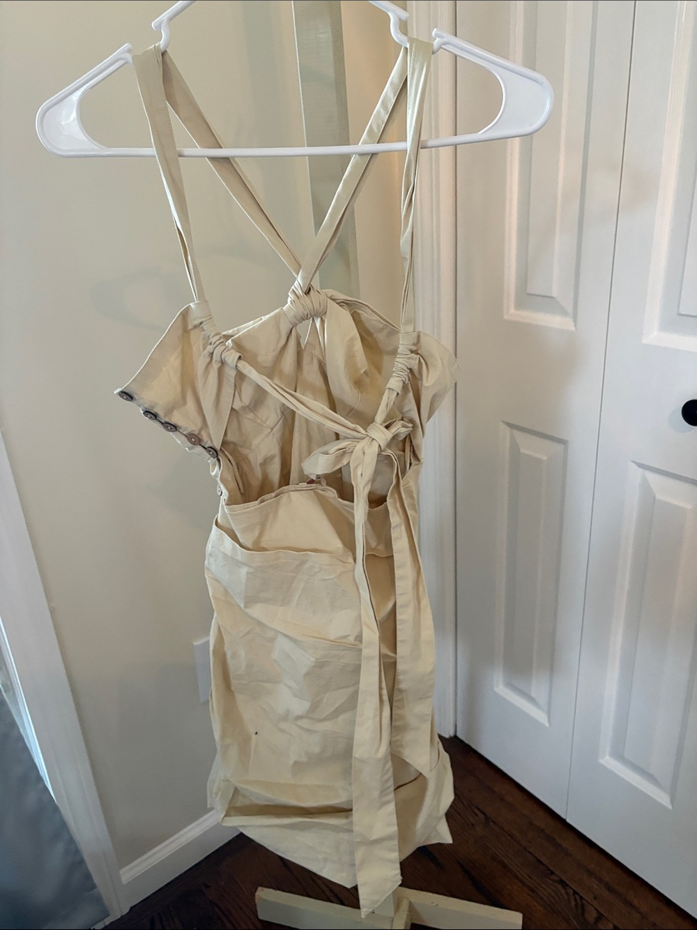 Free people who is she Twist-Front Halter Mini Dress size xs - Picture 6 of 7